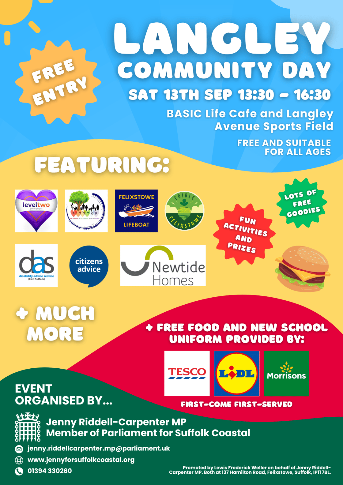 August Newsletter from MP Jenny Riddell-Carpenter – Eyke Parish Council